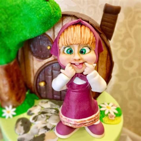 Masha And The Bear Cake By Aygül DoĞan Masha And The Bear Bear Cakes Princess Zelda Zelda