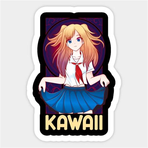 Kawaii Waifu Anime Girl Japanese Cute Manga Senpai Kawaii Anime Girl