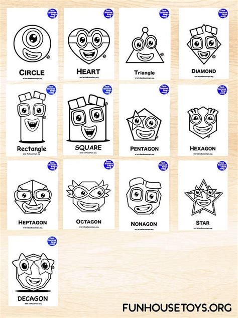Fun House Toys Numberblocks Cool Coloring Pages Fun Printables For