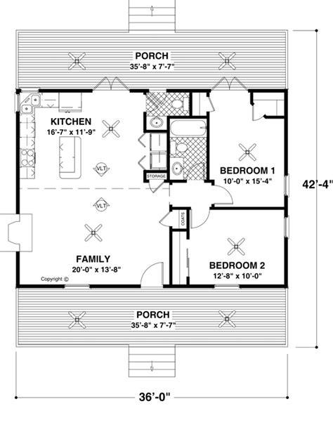 Cabin And Vacation Style Home Plan Getaways