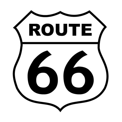 Route 66 Logo Png Transparent And Svg Vector Freebie Supply