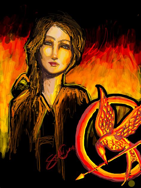 Girl On Fire By Seththelordofstorms On Deviantart