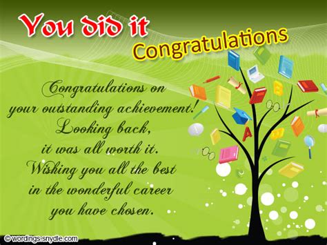 Graduation Congratulations Messages And Wordings Wordings And Messages