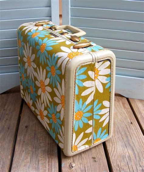 Decoupage Suitcase Diy Mod Podge Mod Podge Fabric Mod Podge Crafts