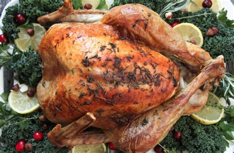 lemon rosemary roasted turkey with savoury hazelnut stuffing canadian turkey