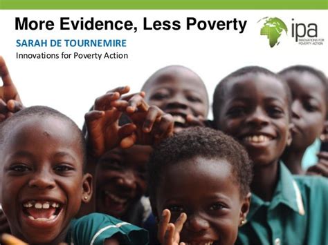innovations for poverty action by sarah de tournemire