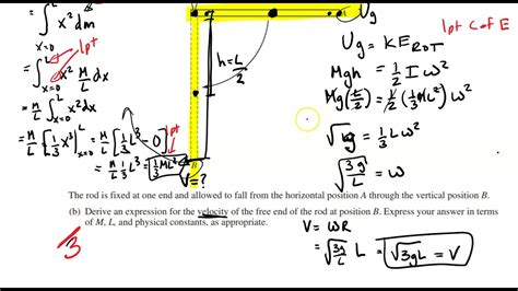 Ap Physics C Mechanics Frq 2015 M3 Youtube