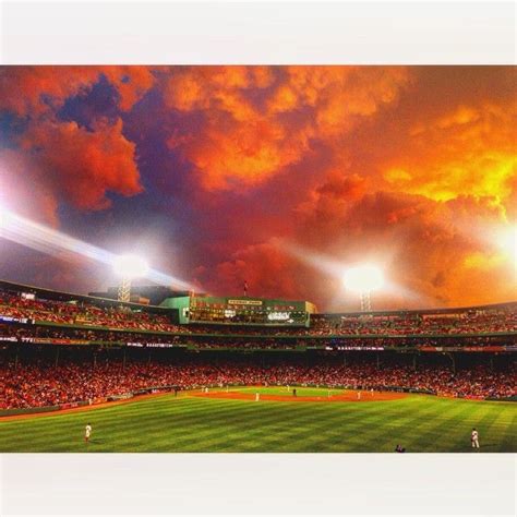 Stunning Sunset Turns Fenway Park Into Surreal Field Of Dreams Fenway