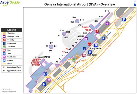 Geneva Geneva Cointrin International Gva Airport Terminal Map