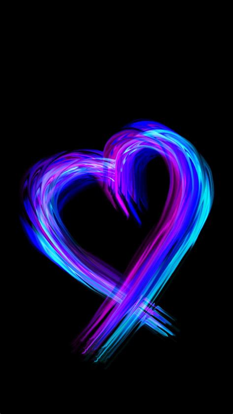 Neon Heart Loveurhunny Hd Phone Wallpaper Peakpx