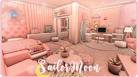 Roblox Bloxburg Sailor Moon Kawaii Bedroom Tour Speedbuild Youtube