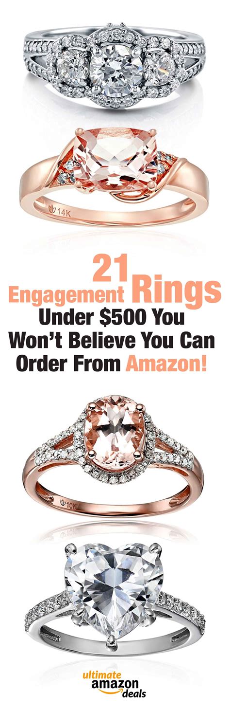 Browse here for luxury diamond rings designed to make your engagement special. 21 Engagement Rings Under $500 You Won't Believe You Can Order From Amazon! | Engagement rings ...