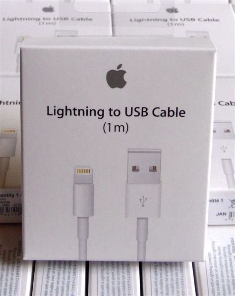 1m Authentic Original Lightning To Usb Cable Charger For Apple Iphone 6