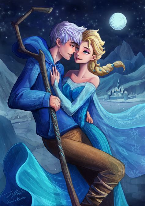 Ill Take You Away Elsa And Jack Frost Fan Art 36750503 Fanpop