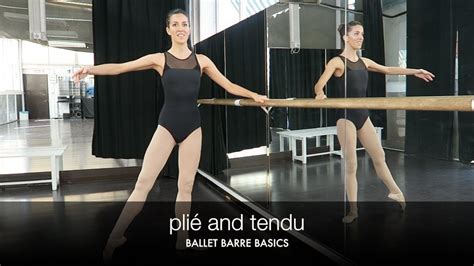 Ballet Barre Basics Plié And Tendu Tutorial Natalie Danza Youtube