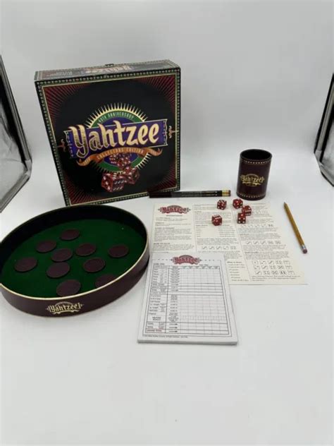 Yahtzee 40th Anniversary Collectors Edition Game Milton Bradley 100