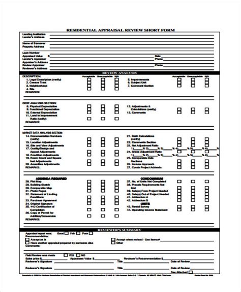 Home Appraisal Inspection Checklist Horizonfopt