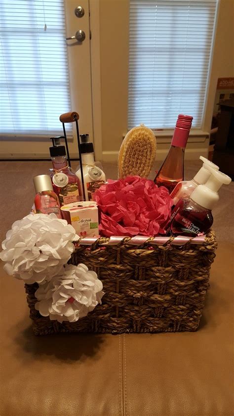 From edible finds to cozy care packages, we've scoured the web to find the. Inexpensive gift basket idea (created for Mother's Day ...