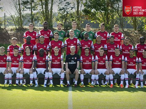 Arsenal First Team Squad Arsenal 2012 13 Season Wallpaper Preview