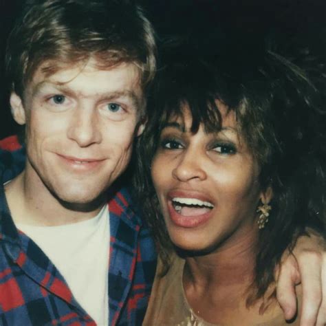 Tina Turner With Bryan Adams Moments After Recording Its Only Love