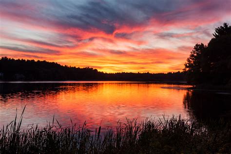 Beautiful Vibrant Sunset Photograph By Laura Duhaime