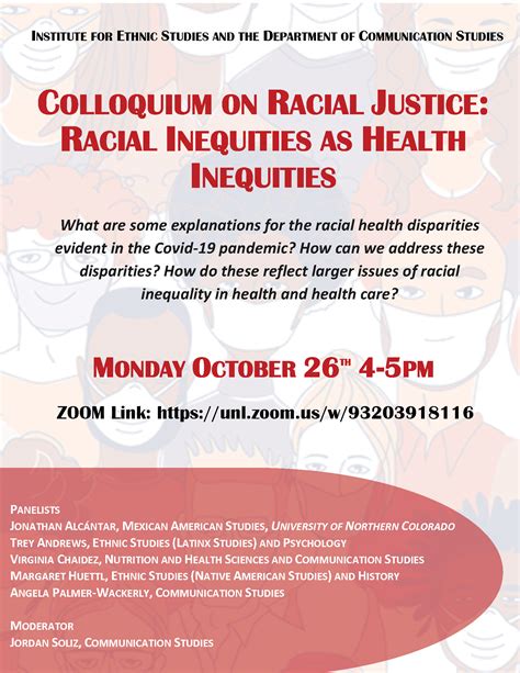 Racial And Health Inequities To Be Explored In Colloquium Nebraska