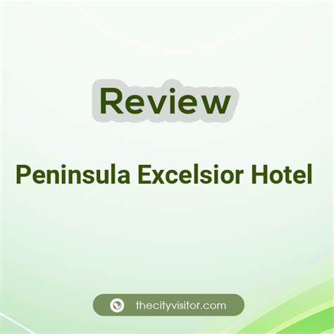Review Peninsula Excelsior Hotel Singapore 5 Coleman St