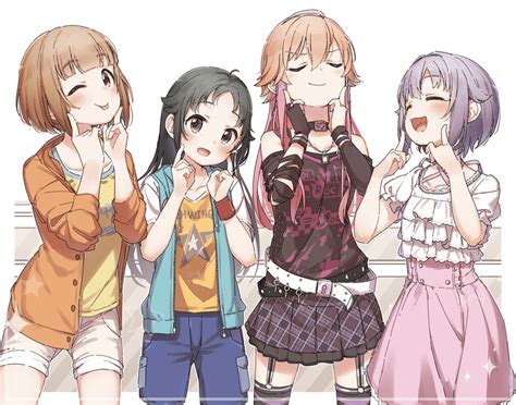 Koshimizu Sachiko Ninomiya Asuka Kitami Yuzu And Nanjo Hikaru Idolmaster And 1 More Drawn