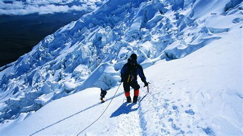 Rock Climber Snow Mountains Wallpaper Hd Sports 4k Wallpapers