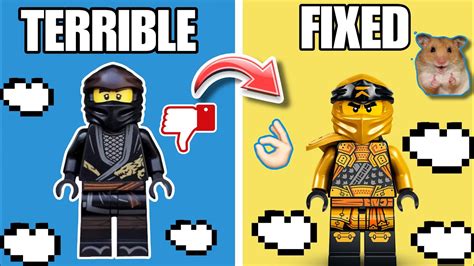 I Upgraded Lego Ninjago Characters Youtube