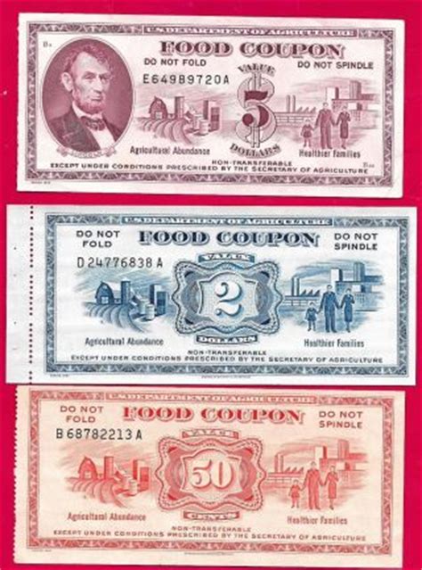 Use coupons to make your food stamps stretch further. Paper Money: US - Obsolete Currency - Price and Value Guide