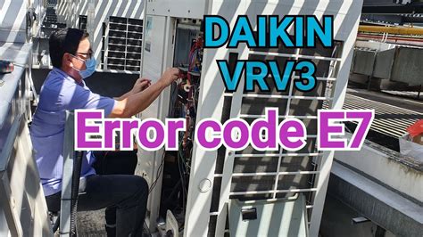 How To Rectify Error Code E7 VRV3 Daikin YouTube