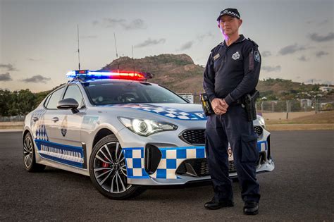 Kia Stinger Law Enforcement Agencies Police Cars Queensland Command