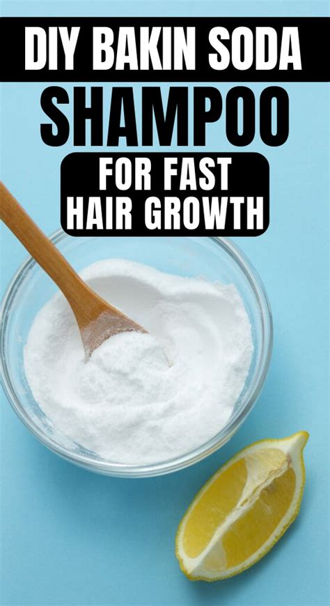 Homemade Baking Soda Shampoo For Fast Hair Growth In 2020 Baking Soda