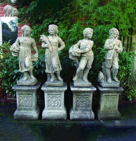 Four Seasons Garden Statues Free Uk Delivery