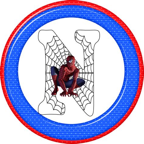 Alfabeto De Spiderman Oh My Alfabetos