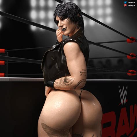 Rule 34 Ass Big Ass Goth Girl Gothic Rhea Ripley Tekonsfw Thong Wrestling Ring Wwe 9169729