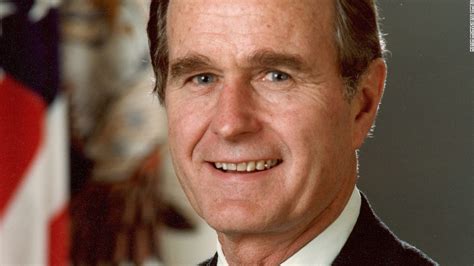 Former President George H W Bush