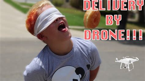 Food Delivered By Drone Challenge Youtube