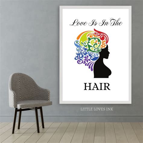 Hair Salon Wall Art Hair Wall Decor Hair Wall Print Salon Etsy Australia