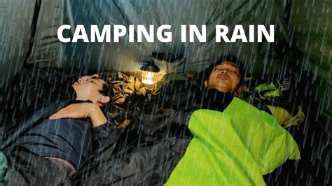 Not Solo Camping Camping In Rain Relaxing And Sleep With Rain Sounds