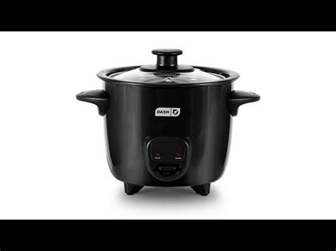 Preparing rice is more difficult than it sounds. DASH 2 Cup Mini Rice Cooker with 14 Recipes - YouTube