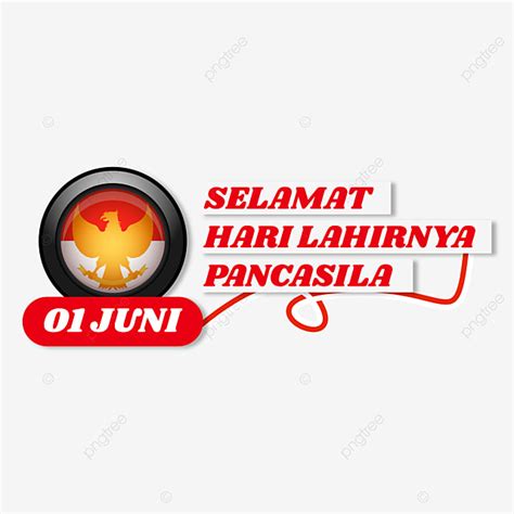 Selamat Hari Raya Vector Art PNG Selamat Hari Lahirnya Pancasila Greeting Text Of Indonesian