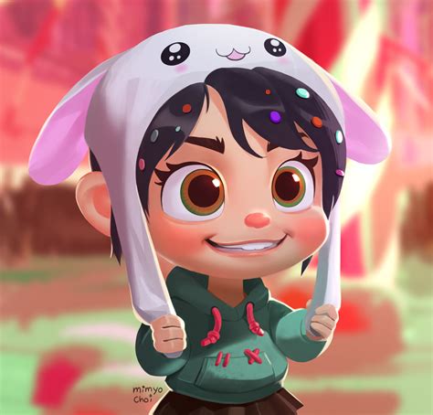 Artstation Vanellope Fanart Mimyo Choi Disney Princess Art Cute