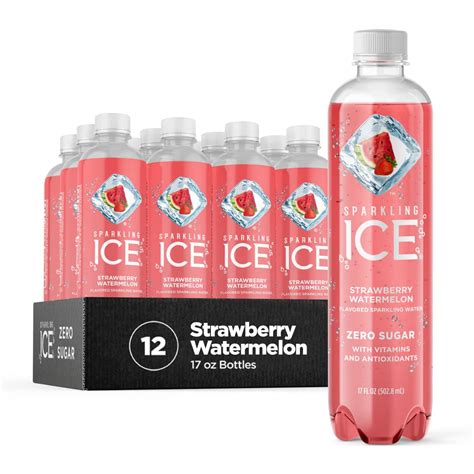 Sparkling Ice Strawberry Watermelon Sparkling Water Zero