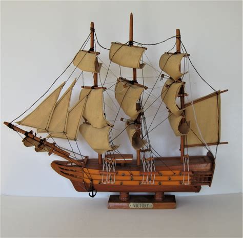 Large Vintage Wooden Ship Model 18 X 17 Tall Etsy Wooden Ship