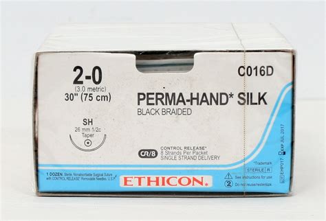 Ethicon Perma Hand Silk 2 0 Suture 30 75cm Taper Sh 1dz X 8 New