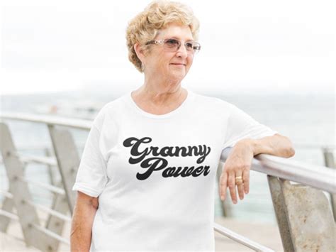 Granny Power Tshirt Granny T Shirt Granny T Shirt Graphic T Shirt