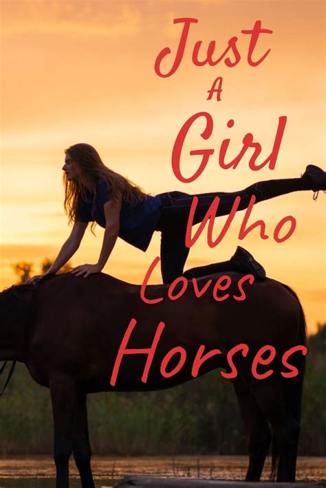 Just A Girl Who Loves Horses Horse Training Journal For Journaling