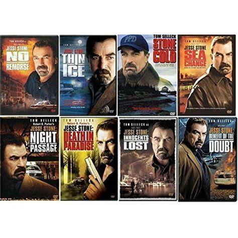 Jesse Stone 8 Movie Collection Dvd Death In Paradise Stone Cold